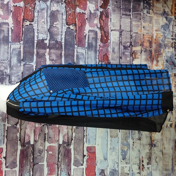 Michael Kors Window Pane Check Semi-sheer Shirt - Picture 3 of 13